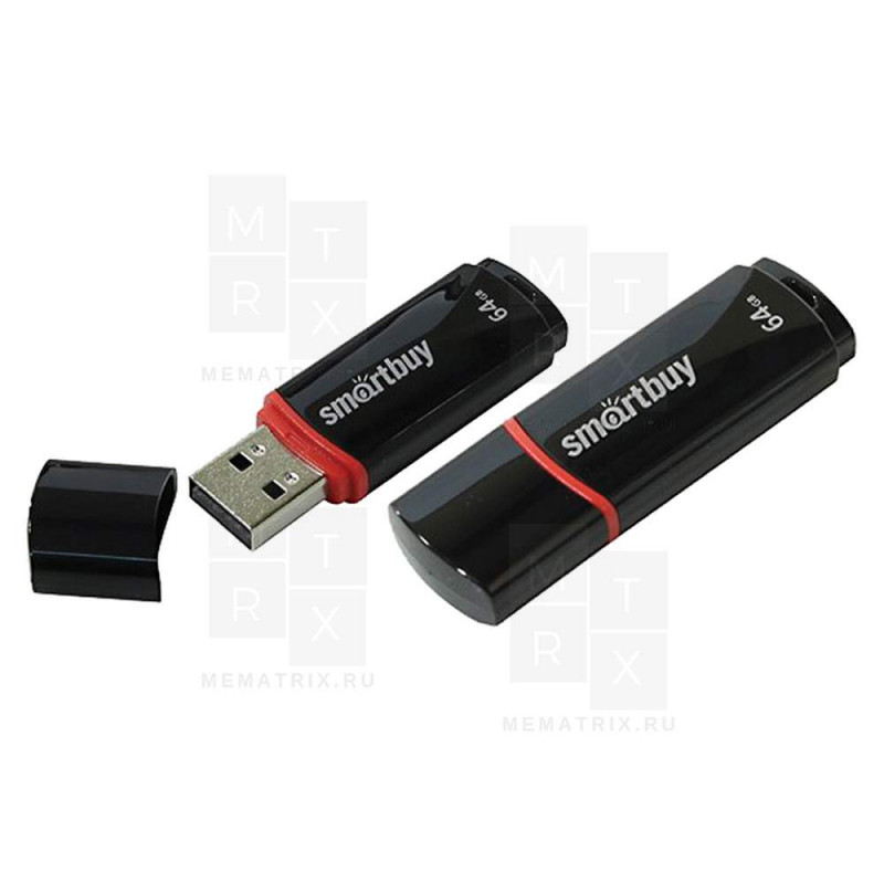 USB-флеш 64GB Smartbuy Crown Черный