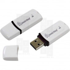 USB-флеш 8GB Smartbuy Paean Белый