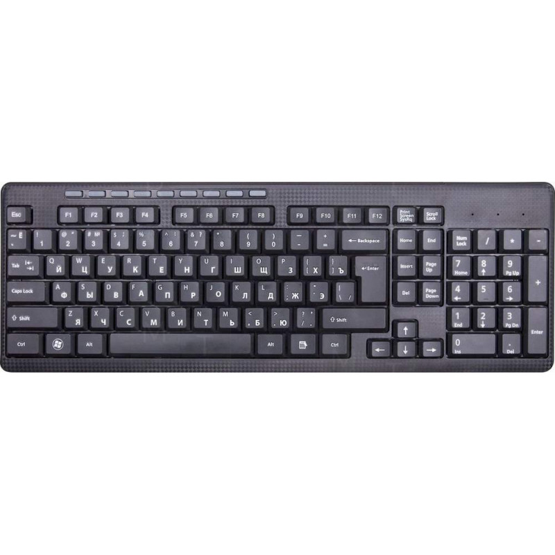 Клавиатура беспроводная Ritmix RKB-255W Черный