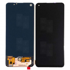 OPPO A74 (4G) тачскрин + экран (модуль) черный (In-Cell)