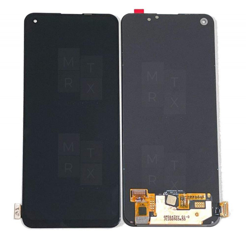 Realme 8, 8 Pro тачскрин + экран (модуль) черный (In-Cell)