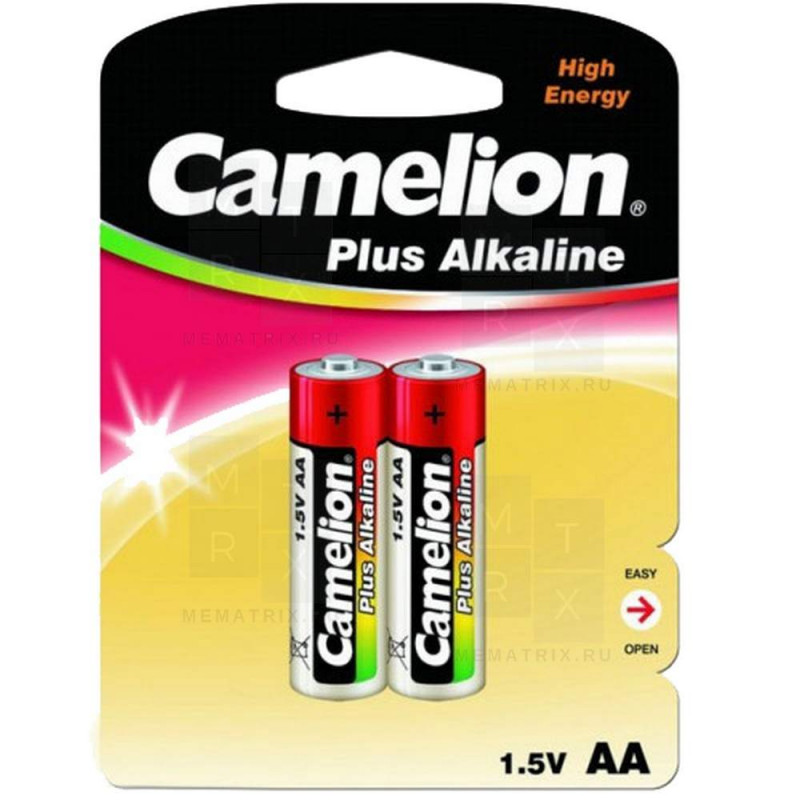 Батарейка Camelion..LR 6 .Plus Alkaline BL-2 (LR6-BP2, батарейка,1.5В) (24)