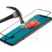Защитное стекло (Оптима) для iPhone 12, 12 Pro Черное (Закалённое, полное покрытие)