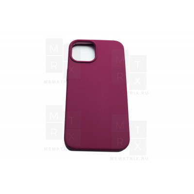 Чехол-накладка Soft Touch для iPhone 14 Бордовый