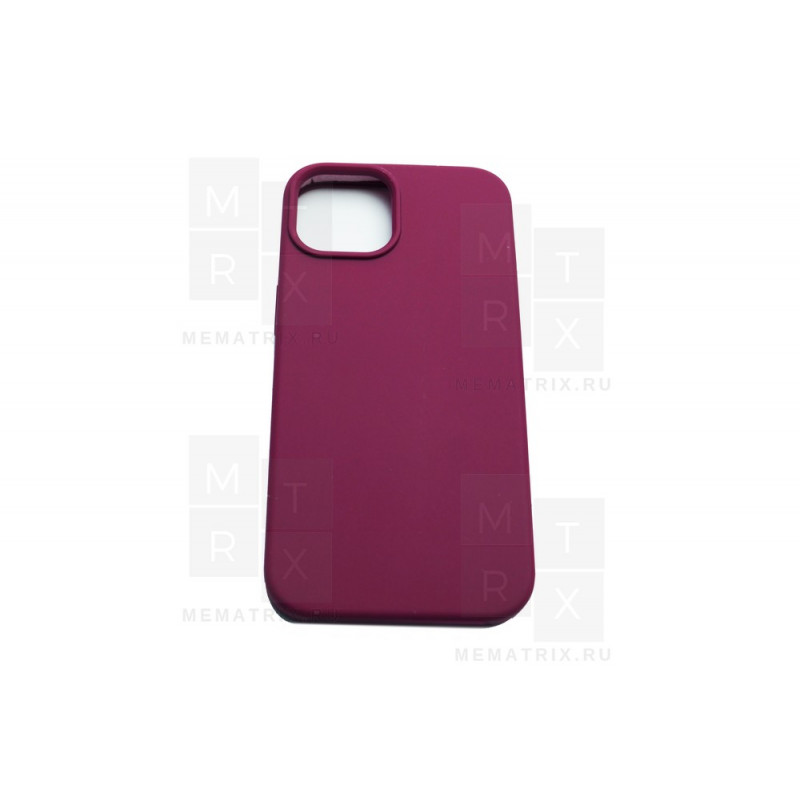 Чехол-накладка Soft Touch для iPhone 14 Бордовый