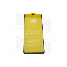 Защитное стекло (Полное покрытие) для Xiaomi Redmi 10C, 12C, Poco C40, C55 Черное