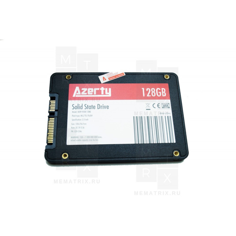 Внутренний SSD накопитель Azerty Bory R500 128GB (SATA III, 2.5