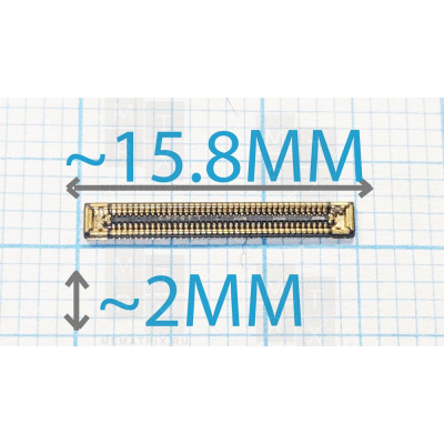 Коннектор LCD для Samsung Galaxy A12 (A125F) (78 pin)