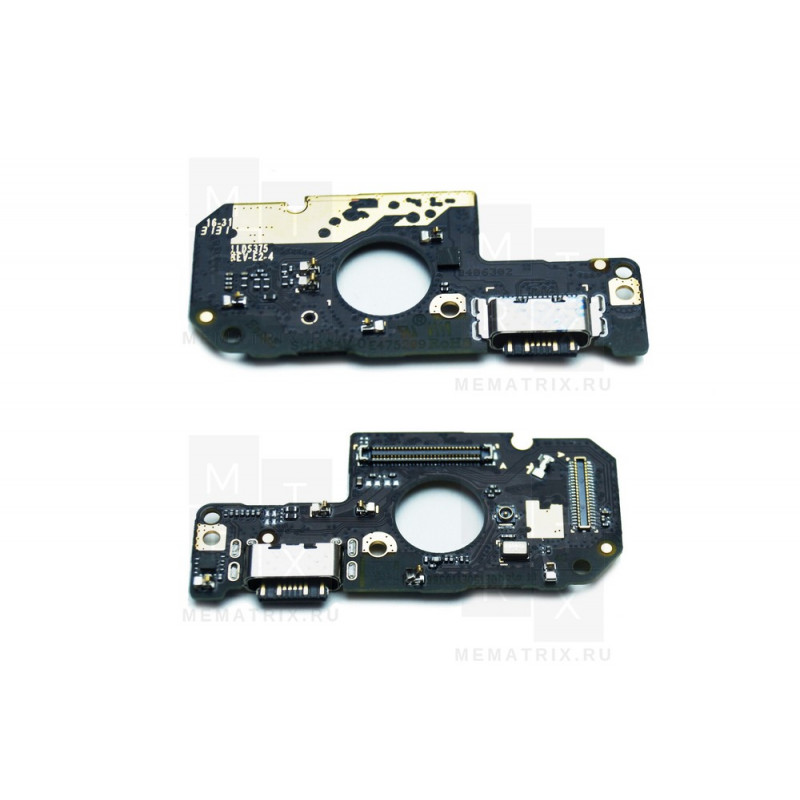 Нижняя плата (шлейф), разъем зарядки для Xiaomi Redmi Note 11, 12S, Poco M4 Pro 4G, микрофон