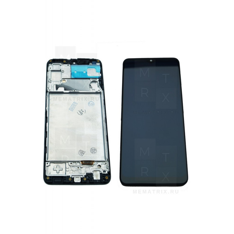 Samsung A22 4G (A225F) тачскрин + экран (модуль) черный Amoled
