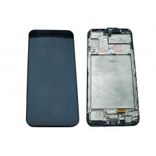 Samsung Galaxy A24 4G (A245F) экран + тачскрин (модуль) черный OR с рамкой