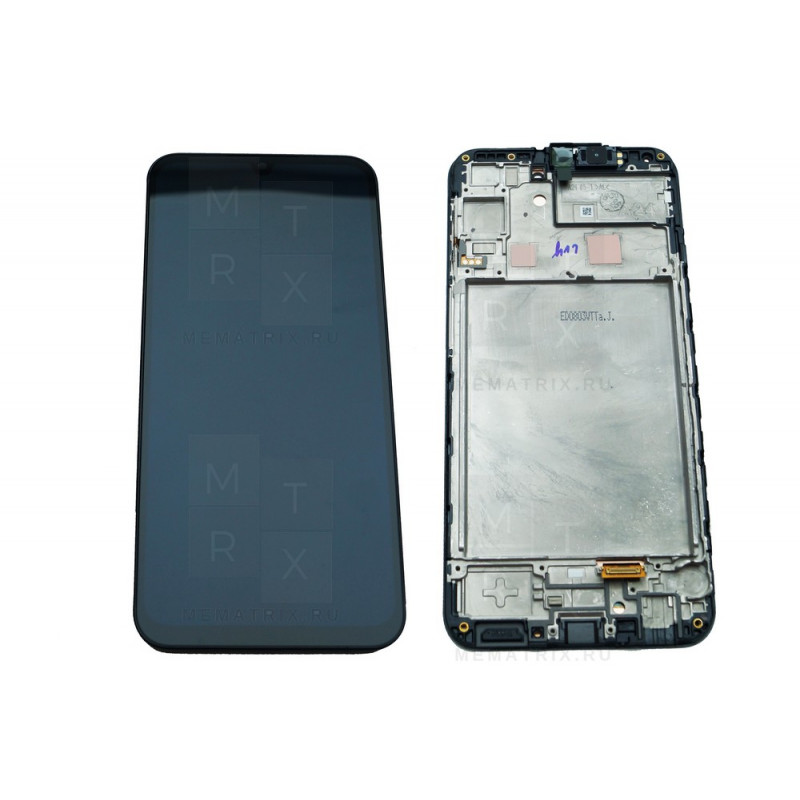 Samsung Galaxy A24 4G (A245F) экран + тачскрин (модуль) черный OR с рамкой