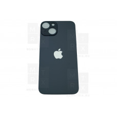 Задняя крышка iPhone 14 midnight (черная) с увеличенным вырезом под камеру