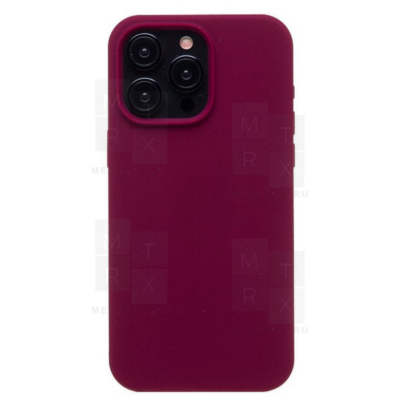 Чехол-накладка Soft Touch для iPhone 14 Pro Max Бордовый