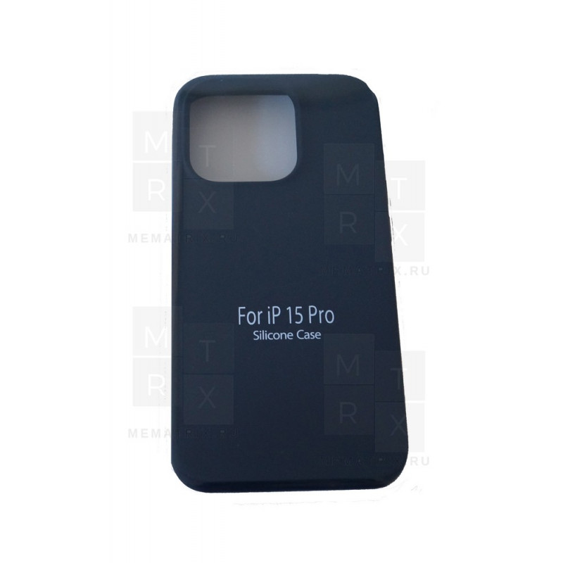 Чехол-накладка Soft Touch для iPhone 15 Pro Черный