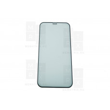 Защитное стекло (Матовое) для iPhone 12, 12 Pro Черное (Закалённое, полное покрытие)