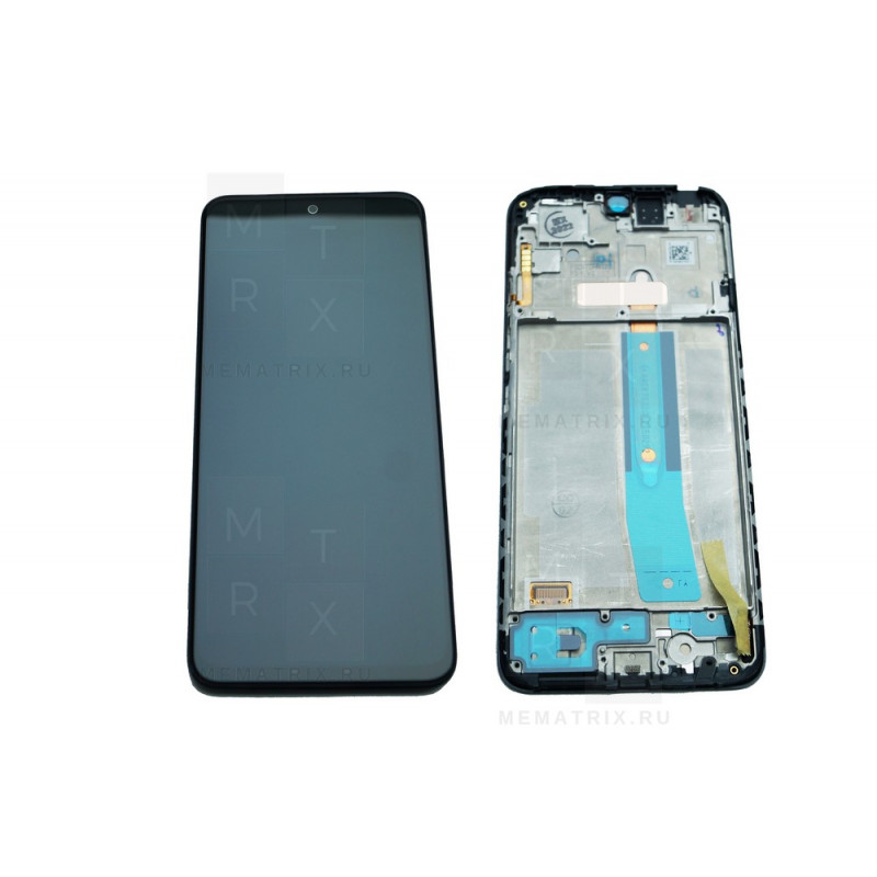 Xiaomi Redmi Note 11S 4G (2201117SY) тачскрин + экран (модуль) черный OR с рамкой