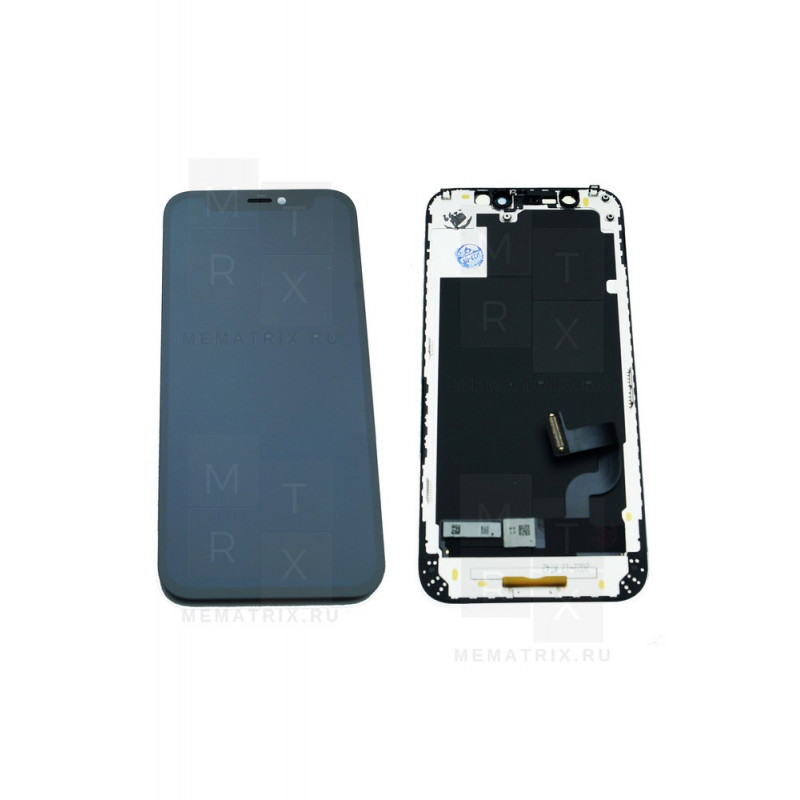 Iphone 12 mini тачскрин + экран (модуль) черный (HARD OLED)