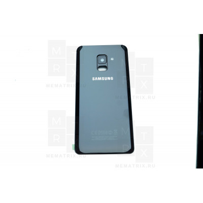 Задняя крышка для Samsung Galaxy A8 2018 (A530F) Черный Премиум