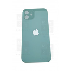 Задняя крышка iPhone 12 green (зеленое) с увеличенным вырезом под камеру  Премиум AA