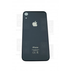 Задняя крышка iPhone Xr black (черная) с увеличенным вырезом под камеру