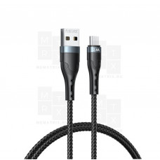 Кабель USB - Type-C Remax RC-C006 (2.4A, оплетка нейлон) Черный