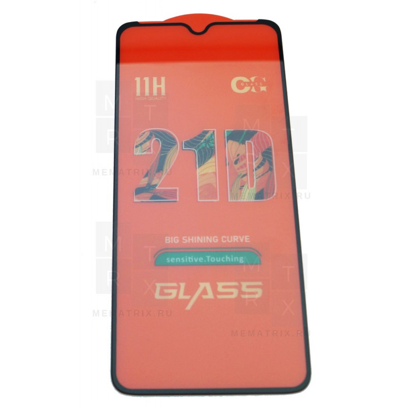 Защитное стекло (Полное покрытие) для Xiaomi Mi A3 Черное