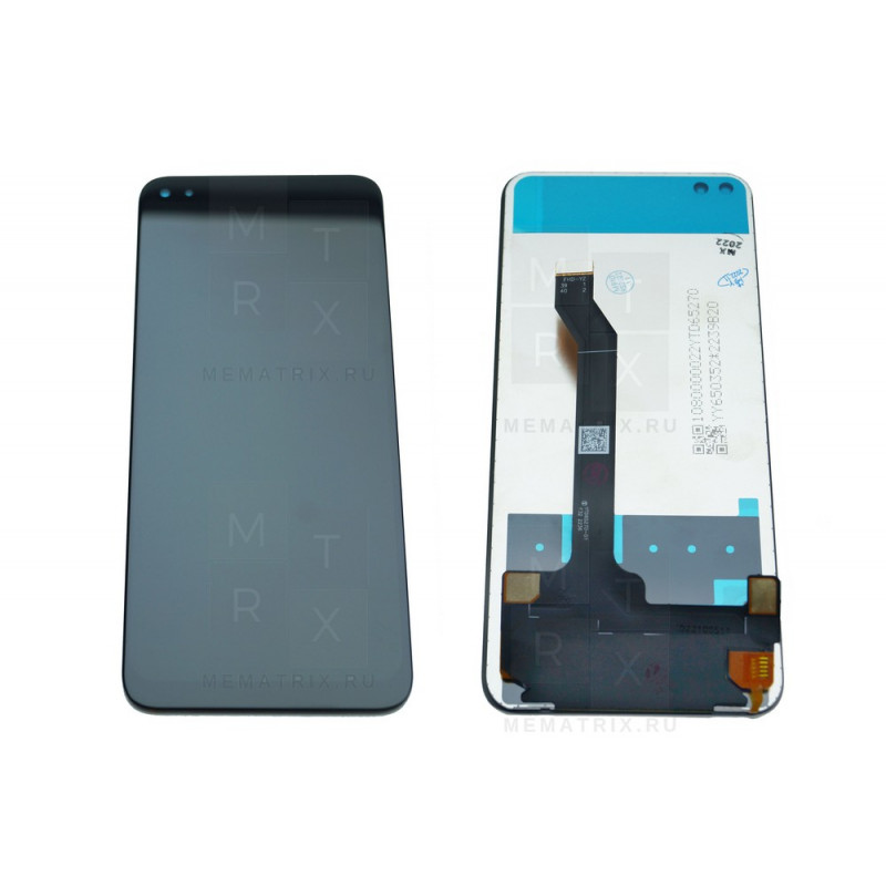 Huawei Honor 50 Lite, Nova 8i тачскрин + экран (модуль) черный стандарт