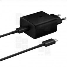 Сетевое зарядное устройство Type-C Тех.упак. для Samsung (EP-TA845, 45W, PD) - Черный