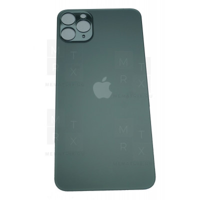 Задняя крышка iPhone 11 Pro Max midnight green (темно-зеленый) с увеличенным вырезом под камеру OR