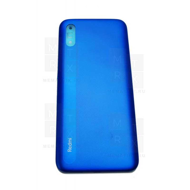 Задняя крышка для Xiaomi Redmi 9A Синий Премиум