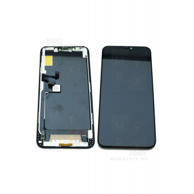 iPhone 11 pro Max тачскрин + экран (модуль) черный (HARD OLED)