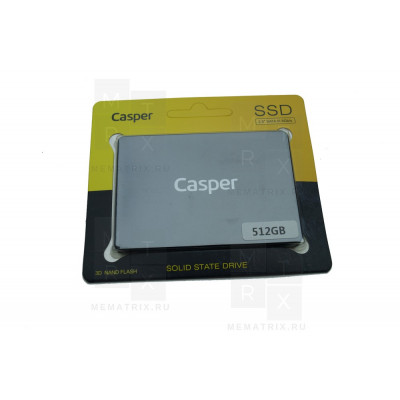 Внутренний SSD накопитель Casper S500 512 GB (SATA III, 2.5