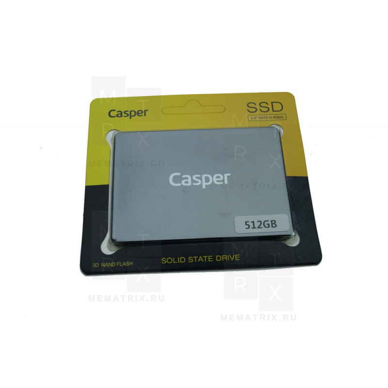 Внутренний SSD накопитель Casper S500 512 GB (SATA III, 2.5