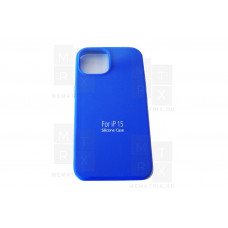 Чехол-накладка Soft Touch для iPhone 15 Синий