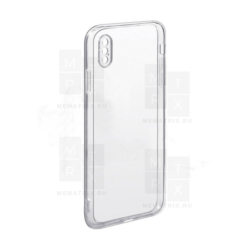 Чехол-накладка для iPhone X, Xs (с защитой камеры) Прозрачный