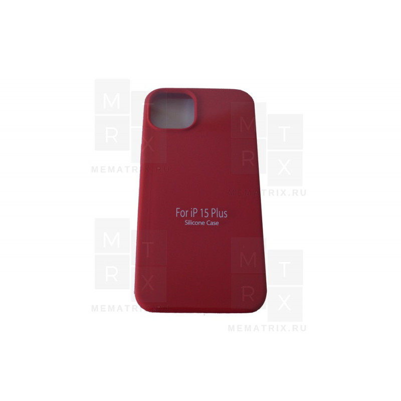 Чехол-накладка Soft Touch для iPhone 15 Plus Красный