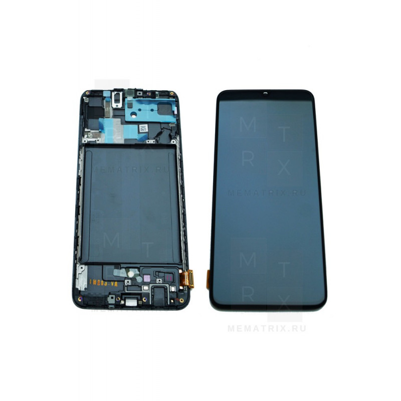 Samsung Galaxy A70 (A705F) тачскрин + экран модуль черный OR с рамкой