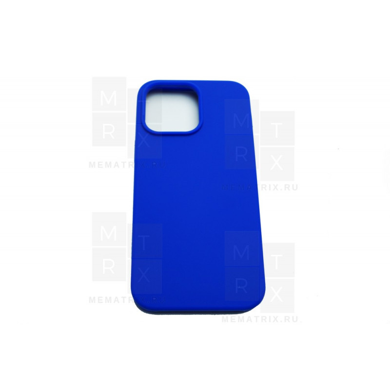 Чехол-накладка Soft Touch для iPhone 14 Pro Max Синий
