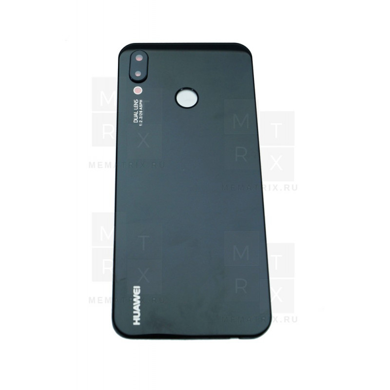 Задняя крышка для Huawei P20 Lite (ANE-LX1) Черный Премиум