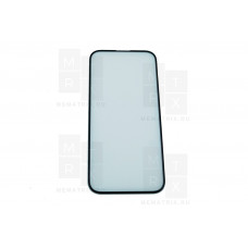 Защитное стекло (Премиум) для iPhone 15 Pro Черный (Закалённое+, полное покрытие)