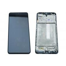 Samsung Galaxy M53 5G (M536B) тачскрин + экран (модуль) черный OR с рамкой