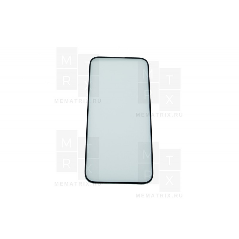 Защитное стекло (Премиум) для iPhone 15 Plus Черный (Закалённое+, полное покрытие)
