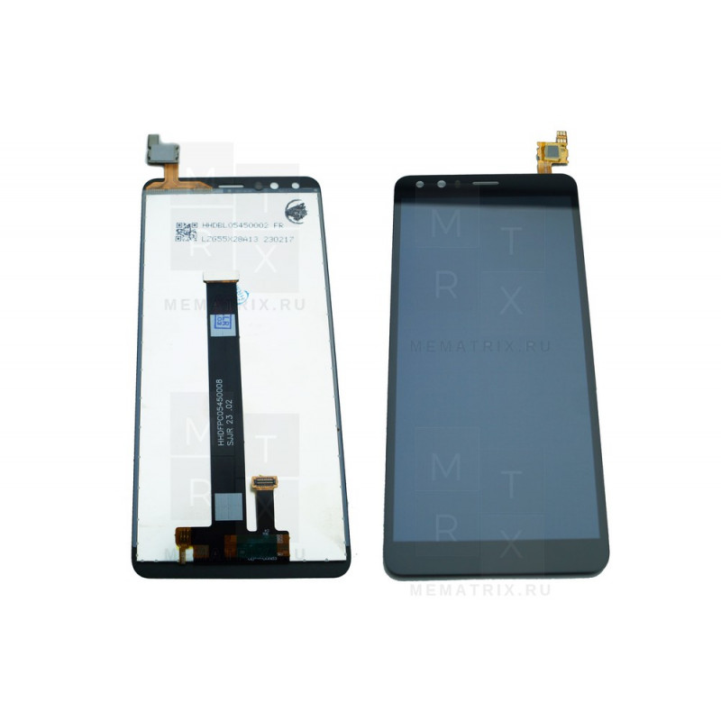 Nokia C01 Plus (TA-1383) тачскрин + экран (модуль) черный