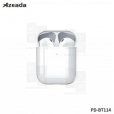 Беспроводные наушники Bluetooth Azeada PD-BT115 (TWS, вкладыши) Белый
