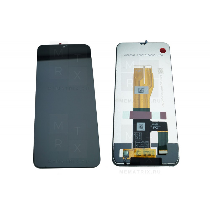 Realme C33, C30, NARZO 50i Prime дисплей + тачскрин (модуль) черный (40+30 pin) OR