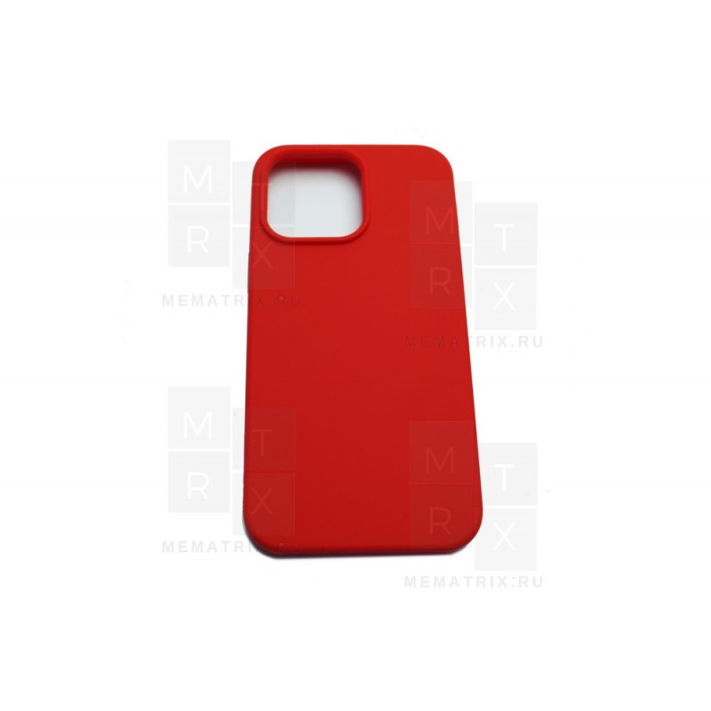 Чехол-накладка Soft Touch для iPhone 14 Pro Max Красный