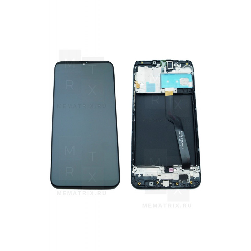 Samsung Galaxy A10 (A105F) тачскрин + экран (модуль) черный OR с рамкой Ref