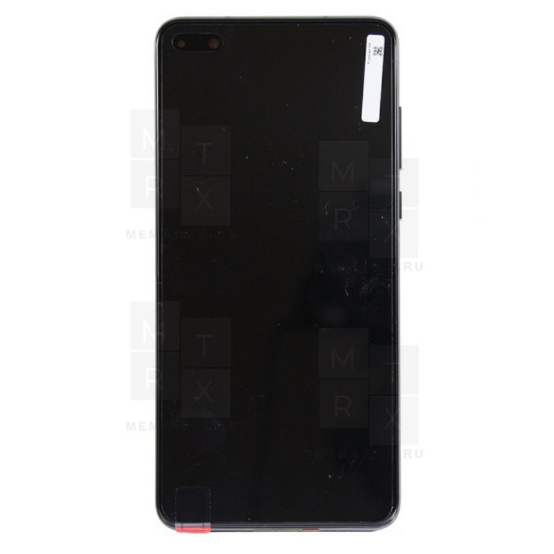 Huawei P40 (ANA-NX9) тачскрин + экран модуль черный OR с рамкой