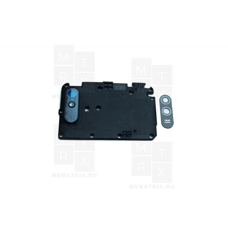 Стекло камеры Xiaomi Redmi 9A (M2006C3LG) в сборе с рамкой Черный